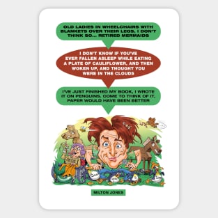 Milton Jones Sticker